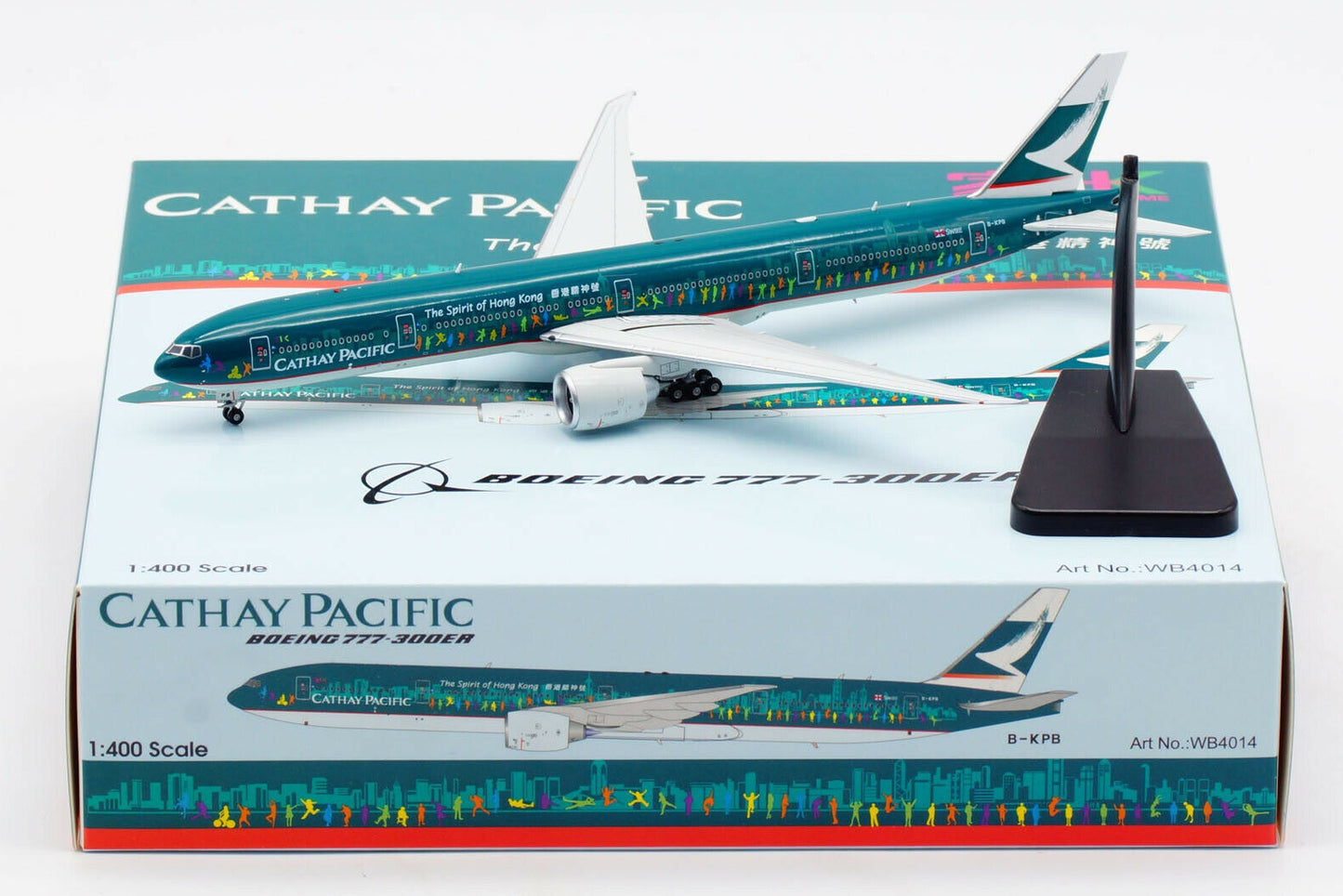 1:400 Aviation400 Cathay Pacific Boeing 777-300ER "The Spirit of Hong Kong" B-KPB WB4014