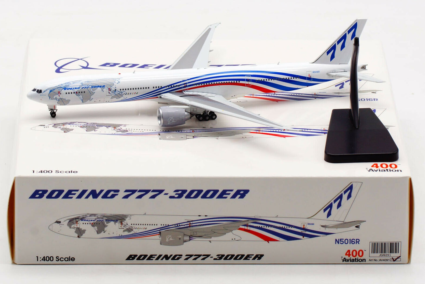 1:400 Aviation400 Boeing House Colors 777-300ER N5016R AV4091