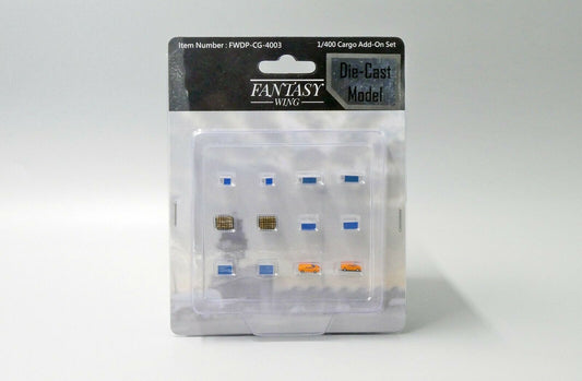 1:400 Fantasy Wings Ground Airport Service Support Vehicles Accessories (12 Piece) FWDP-CG-4003