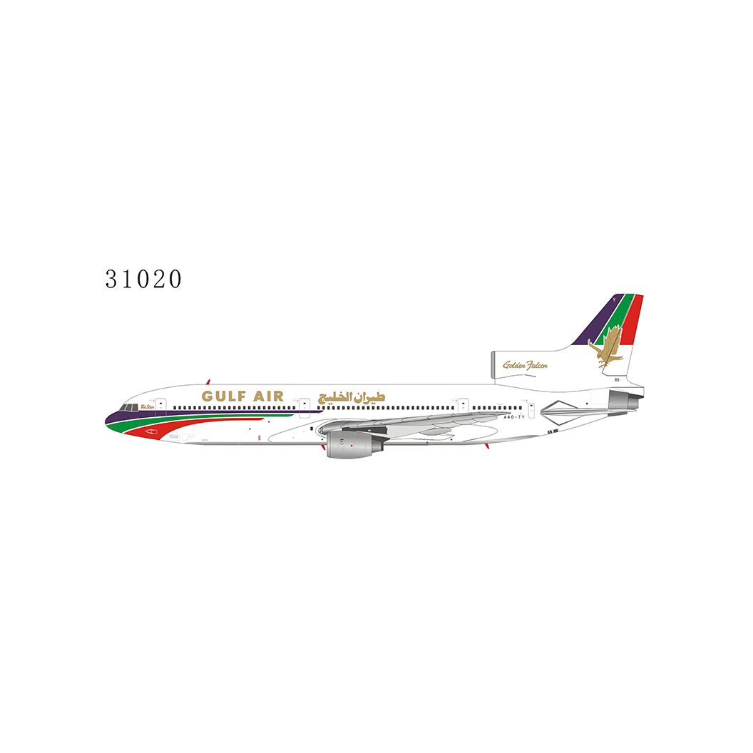 1:400 NG Models Gulf Air L-1011-100 A4O-TY 31020