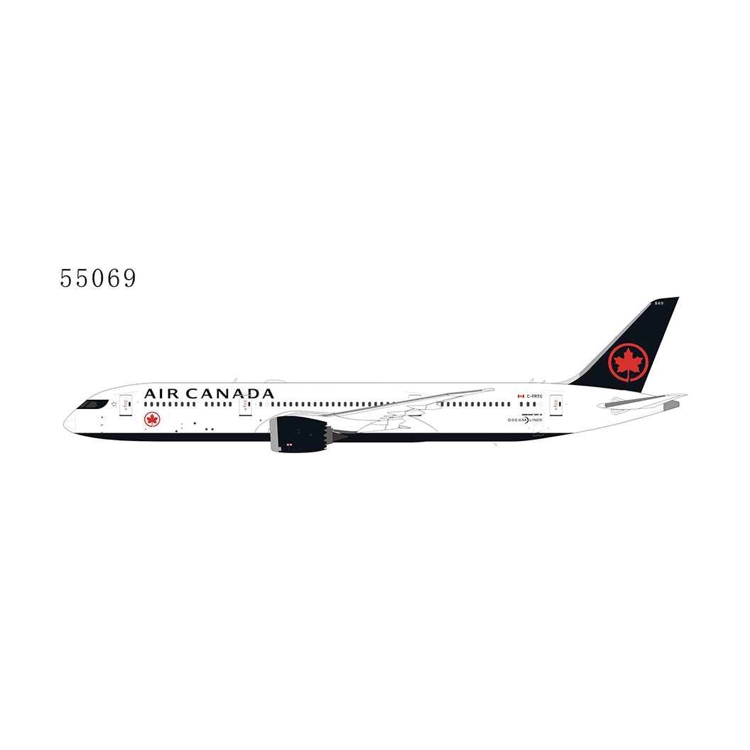 1:400 NG Models Air Canada Boeing 787-9 "New Colors" C-FRTG NG55069