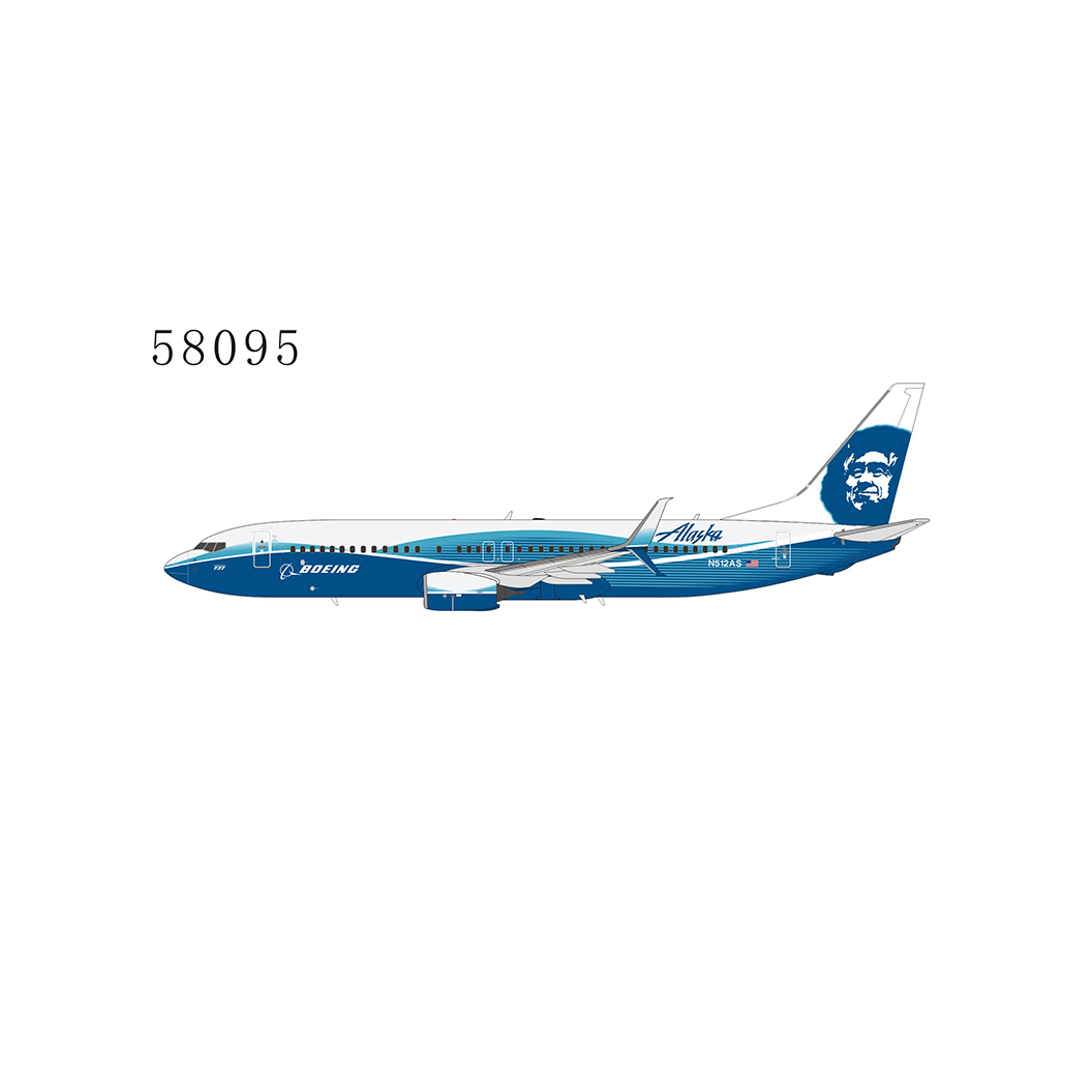 1:400 NG Models Alaska Airlines 737-800 "Spirit of Seattle" N512AS NG58095
