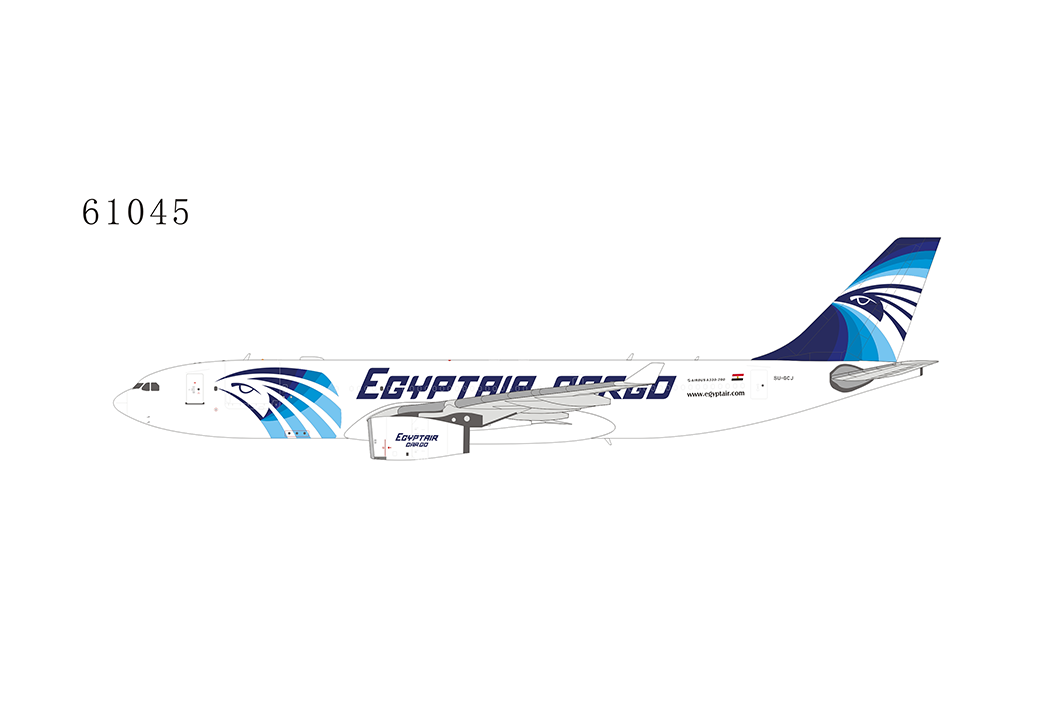 1:400 NG Models Egyptair Cargo Airbus A330-200P2F SU-GCJ NG61045