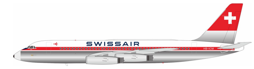 B-Models B-SR-880-ICM-P Swissair Convair 880M (22M-3) HB-ICM